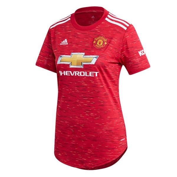 Camiseta Manchester United 1ª Kit Mujer 2020 2021 Rojo